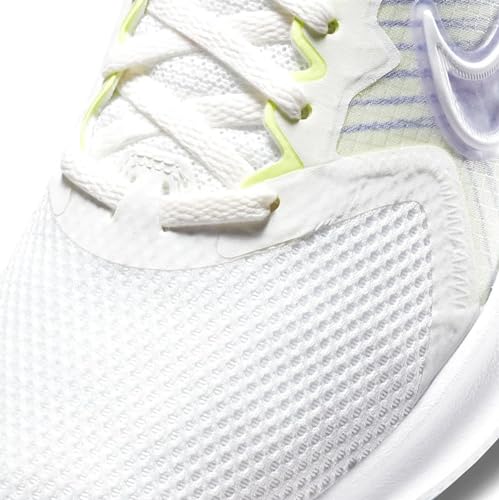 Nike Women's Downshifter 11 Sneaker, White Lime Ice 3413 102, 9.5 US