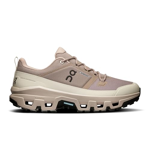 On Mens Cloudrock Low Waterproof Cinder/Fog 7 M