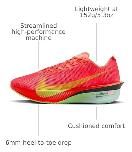 Women's Nike ZoomX Vaporfly Next% 4 (600 - Crimson/Lime Blast-Mint Foam)