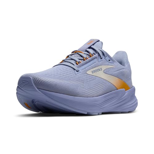 Brooks Women’s Revel 8 Neutral Running & Walking Shoe - Blue Heron/Coconut/Orange - 8 Medium - product image