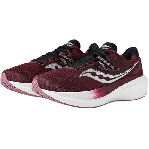 Saucony Women's Triumph 20 Sneaker, Sundown/Rose, 11