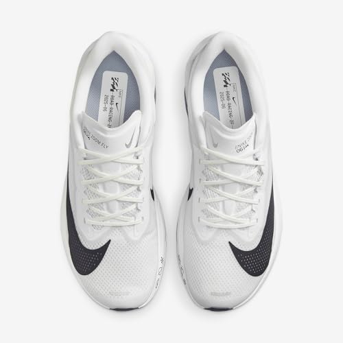 Nike Zoom Fly 6 Men's Road Racing Shoes (FN8454-104, White/Pure Platinum/Obsidian Mist/Gridiron) Size 11.5