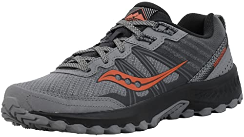 Saucony Women's Excursion TR14 Grey/Orange Running Shoe 7.5 M US