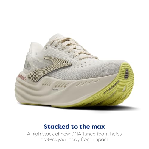 Brooks Women’s Glycerin Max Neutral Running & Walking Shoe - Coconut/Alloy/Rose - 11.5 Medium