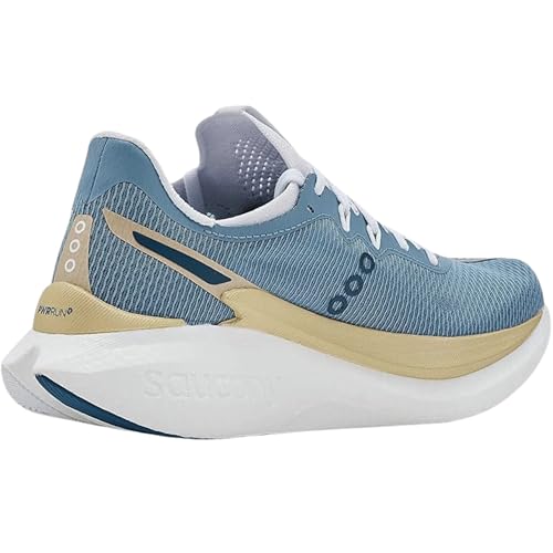 Saucony Women's Endorphin Pro 5 Sneaker, Storm/Gilded, 11