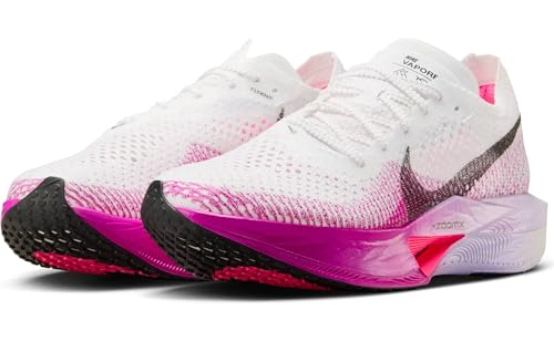 Nike Vaporfly 3 Women's Road Racing Shoes (DV4130-104, White/Vivid Purple/Purple) Size 7