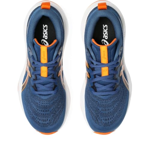 ASICS Boy's Gel-Cumulus 27 GsSneaker, Twilight Blue White, 5 US