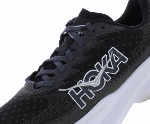 HOKA ONE ONE Mach 6 Wide Mens Shoes Size 12, Color: Black/White