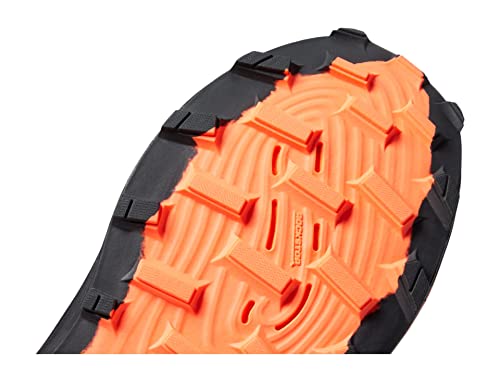 New Balance Men's FuelCell Summit Unknown V4 Trail Running Shoe, Blacktop/Neon Dragonfly, 7 M