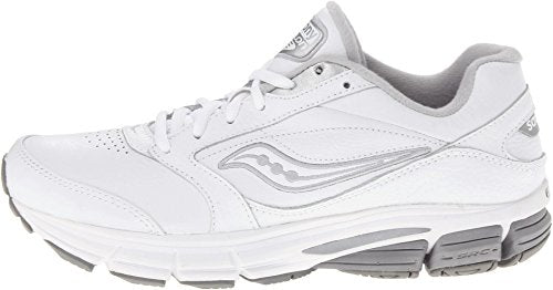Saucony Women's Echelon LE2-W, White/Silver, 5 W US