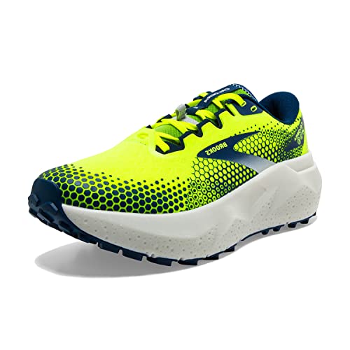 Brooks Men’s Caldera 6 Trail Running Shoe - Nightlife/Titan/Oyster Mushroom - 10 Medium