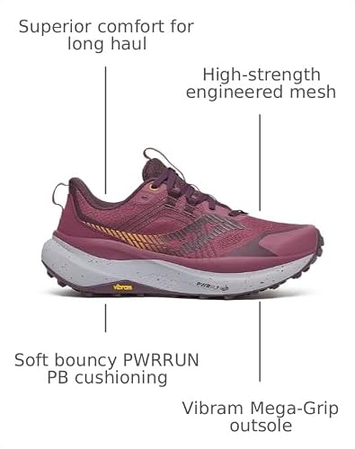 Saucony Women's Xodus Ultra 4 Sneaker, Terra/Wine, 10