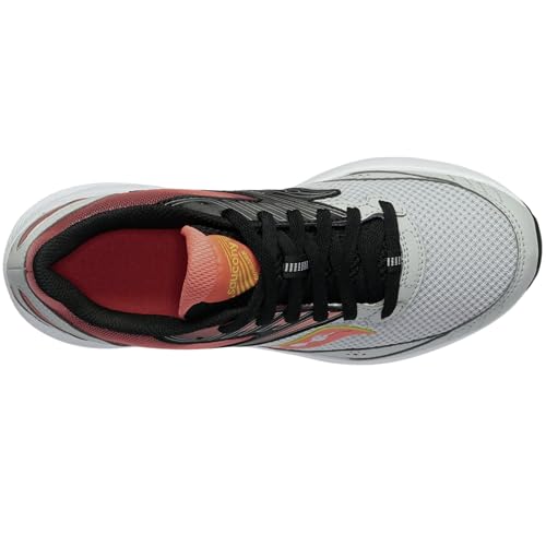 Saucony Women's Cohesion 15 Running Shoe, Fog/Sunstone, 10