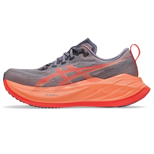 ASICS Unisex SUPERBLAST 2 Running Shoes, 4M / 5.5W, Greyish Purple/Coral Reef