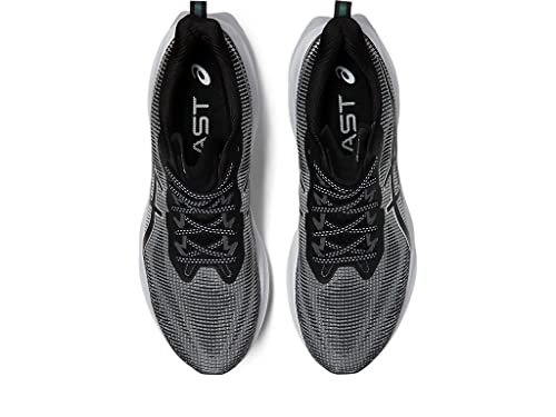 ASICS Men's NOVABLAST 3 LE Running Shoes, 14, Black/White