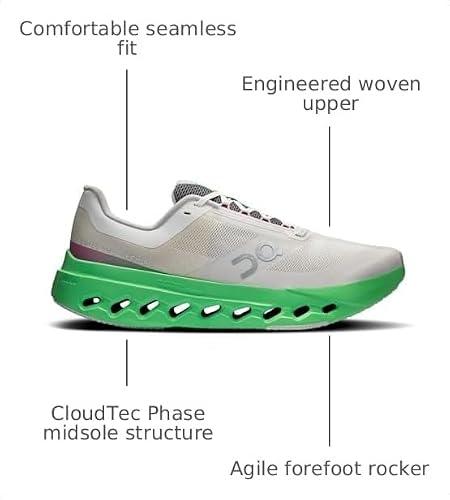 On Mens, Cloudsurfer Next Wolf/Honeydew 13 Medium