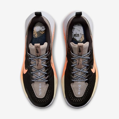 Nike Wildhorse 10 Men's Trail Running Shoes (Black/Malt/Ghost/Orange Pulse) Size 12