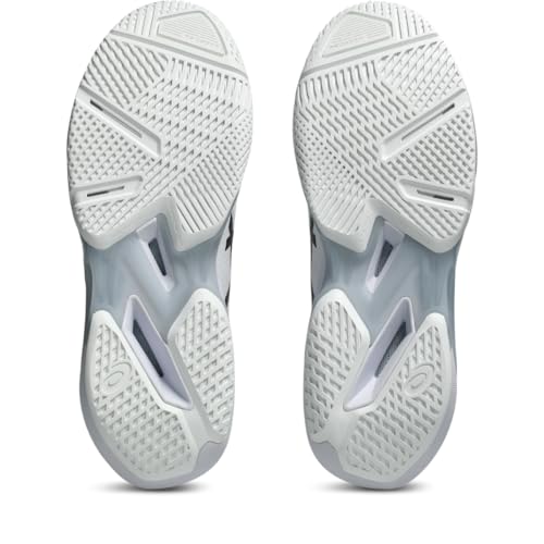 ASICS Men's Solution Speed FlyteFoam 4 Tennis Shoes, 15, White/Black