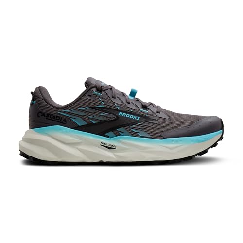 Brooks Women's Cascadia 19 Trainers, Rabbit Black Bluefish, 8.5 US