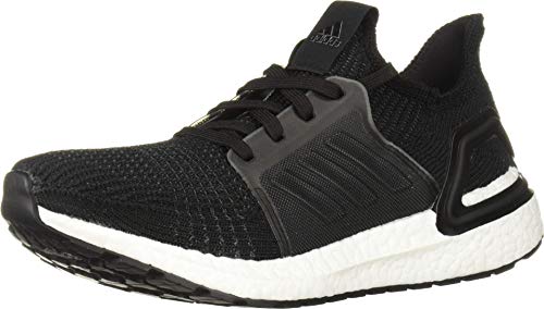 adidas Women's Ultraboost 19, Black/Grey/Solar Orange, 5.5
