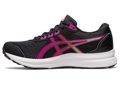 ASICS Women's Gel-Contend 8 Running Shoes, 11, Black/Pink Rave