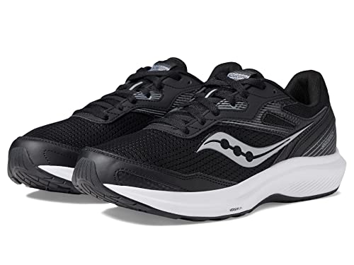 Saucony Men's Cohesion 16, Black/White, 10.5