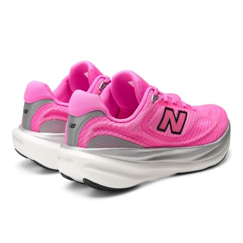 New Balance Women's Fresh Foam X 1080 V15 Running Shoe, Pink Heat/Black, 10.5