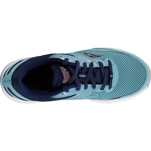 Saucony Women's Cohesion 15 Sneaker, Rain/Sodalite, 7.5