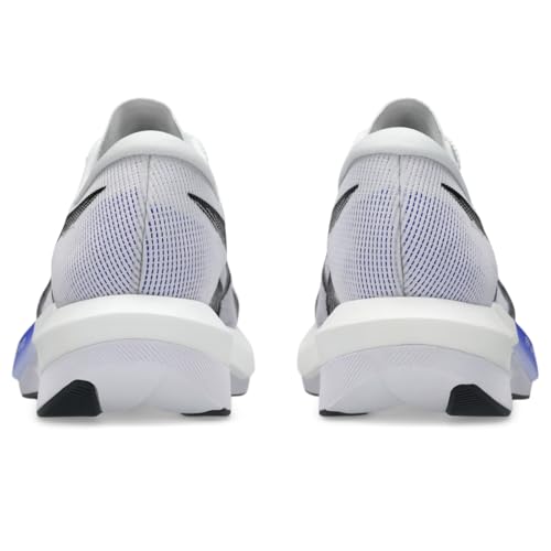 ASICS Unisex Magic Speed 5 Running Shoes, 9.5M / 11W, White/Black