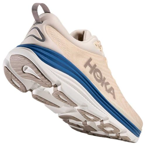 Hoka Men's Gaviota 5 Sneaker, Birch/Foggy Night, 12 - alternate view 8