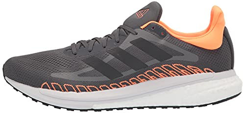 adidas,Mens,Solar Glide ST,Grey/Black/Screaming Orange,10