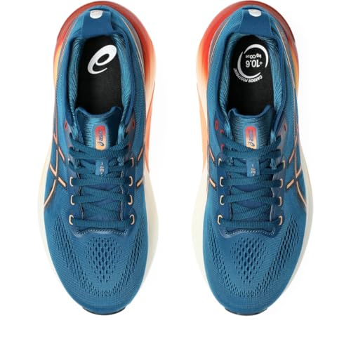 ASICS Men's Gel-Kayano 31 Running Shoes, 12.5, Rich Navy/Spice Latte