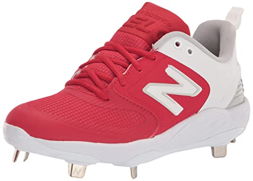 Women's New Balance Fresh Foam X Velo v3 Metal Softball Shoe in Red/White product image