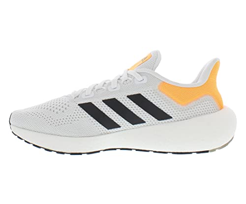 adidas Pureboost Jet Unisex Shoes Size 12, Color: Dove/Black/Orange