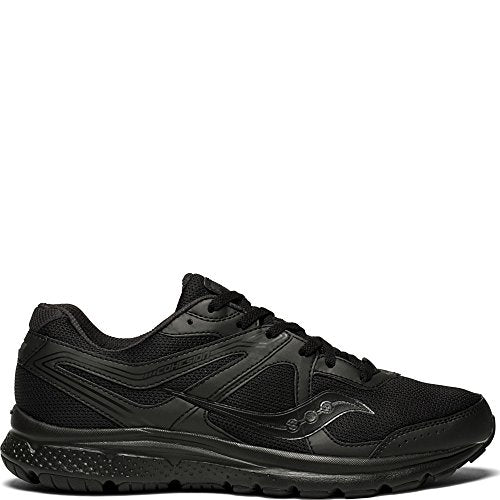 Saucony Men's Cohesion 11 Running Shoe, Black, 7 Medium US
