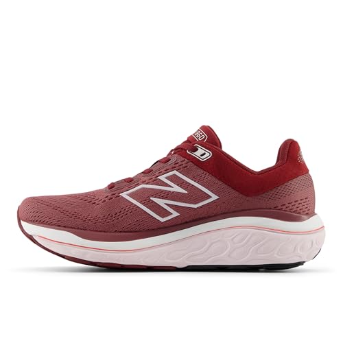 New Balance Women's Fresh Foam X 860 V14 Running Shoe, Washed Burgundy/Monarch Burgundy/Pink Granite, 9 M