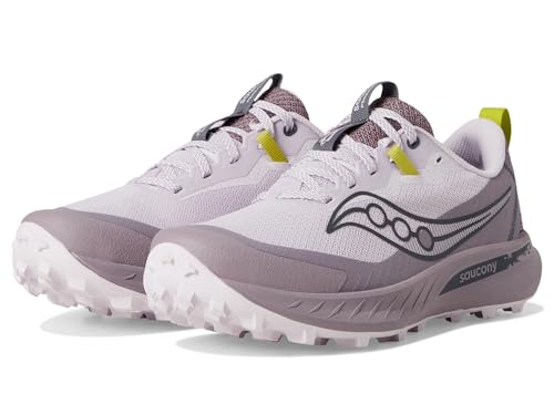 Saucony Women's Peregrine 15 Sneaker, Bloom/Quail, 9.5