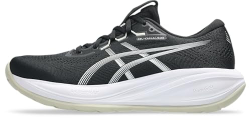 ASICS Men's Gel-Cumulus 28Sneaker, Black White, 12 US