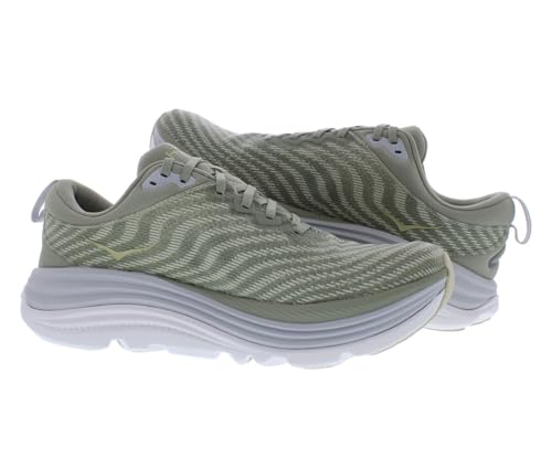 HOKA ONE ONE Gaviota 5 Mens Shoes Size 9.5, Color: Barley/Oat Milk - alternate view 4