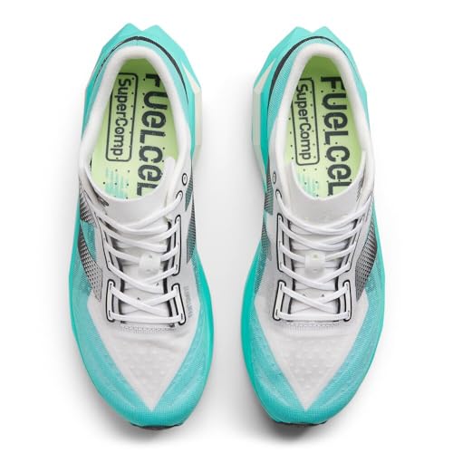 New Balance Men's FuelCell SuperComp Elite V4 Running Shoe, Cyber Jade/White/Black, 7 M