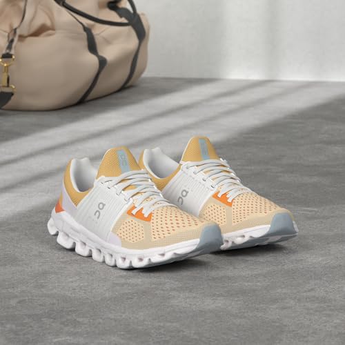 On Women's Cloudswift Sneakers, Copper/Frost, 9.5