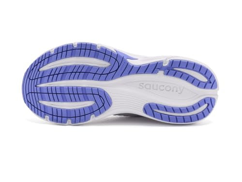 Saucony Women's Cohesion 19 Sneaker, Fog/Vinca, 8.5
