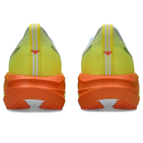 ASICS Men's NOVABLAST 5 Running Shoes, 12, Sky/Lemon Spark