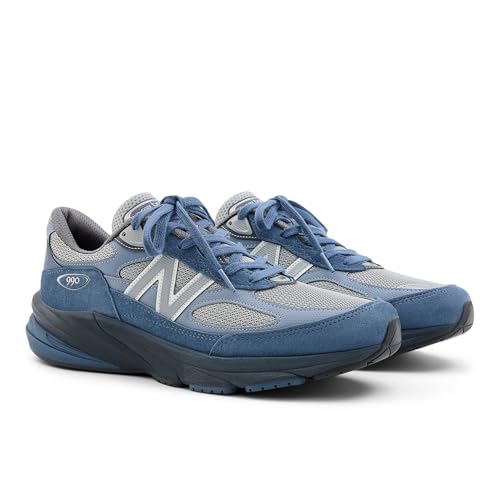 New Balance Unisex Made in USA 990v6, Size: 6 Width: D Color: Vintage Indigo/Eclipse/Slate Grey