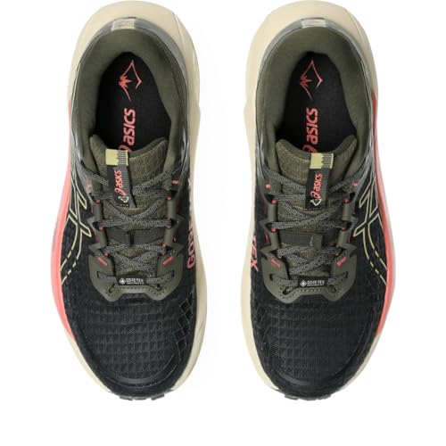 ASICS Women's Gel-Trabuco 13 GTX Running Shoe, 9, Black/Lemongrass