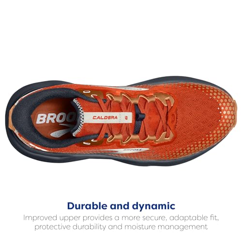 Brooks Men’s Caldera 6 Trail Running Shoe - Rooibos/Biscuit/Peacoat - 7.5 Medium
