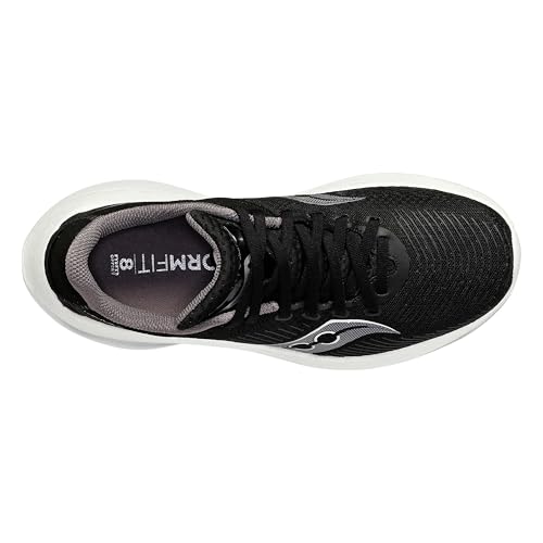 Saucony Women's Kinvara Pro Sneaker, Black/White, 10