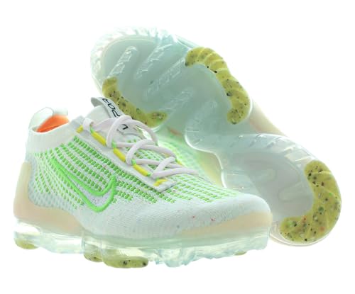 Nike Air Vapormax 2021 FK, Women's Trainers, White White Pearl Pink Candle, 8.5 US