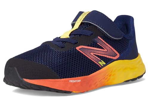New Balance Baby Boy's Fresh Foam Arishi v4 Bungee Lace with Hook-and-Loop Top Strap (Infant/Toddler) Team Navy/Electric Red 9 Toddler XW