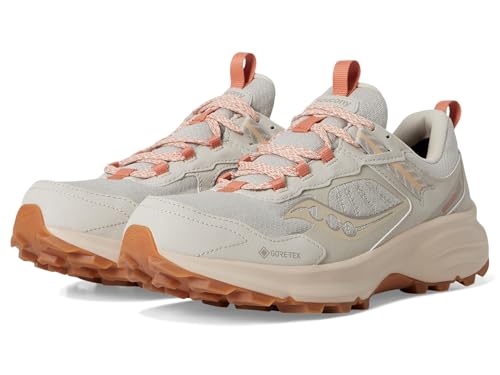 Saucony Women's Excursion Tr17 GTX Sneaker, Oat/Clay, 11